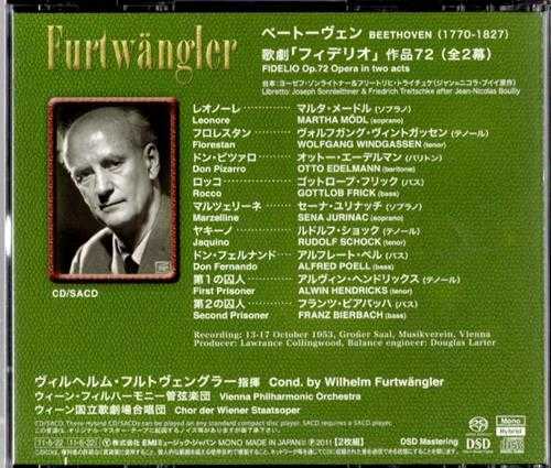 日本EMI超级名盘TOGE-11035-36BeethovenFidelio-Furtwngler